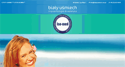 Desktop Screenshot of bialyusmiech.com.pl