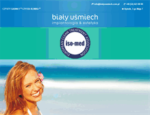 Tablet Screenshot of bialyusmiech.com.pl